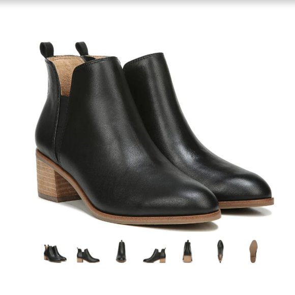 Dr. Scholl's Shoes - NWOB | Dr. Scholl's Amara Bootie in Black Leather